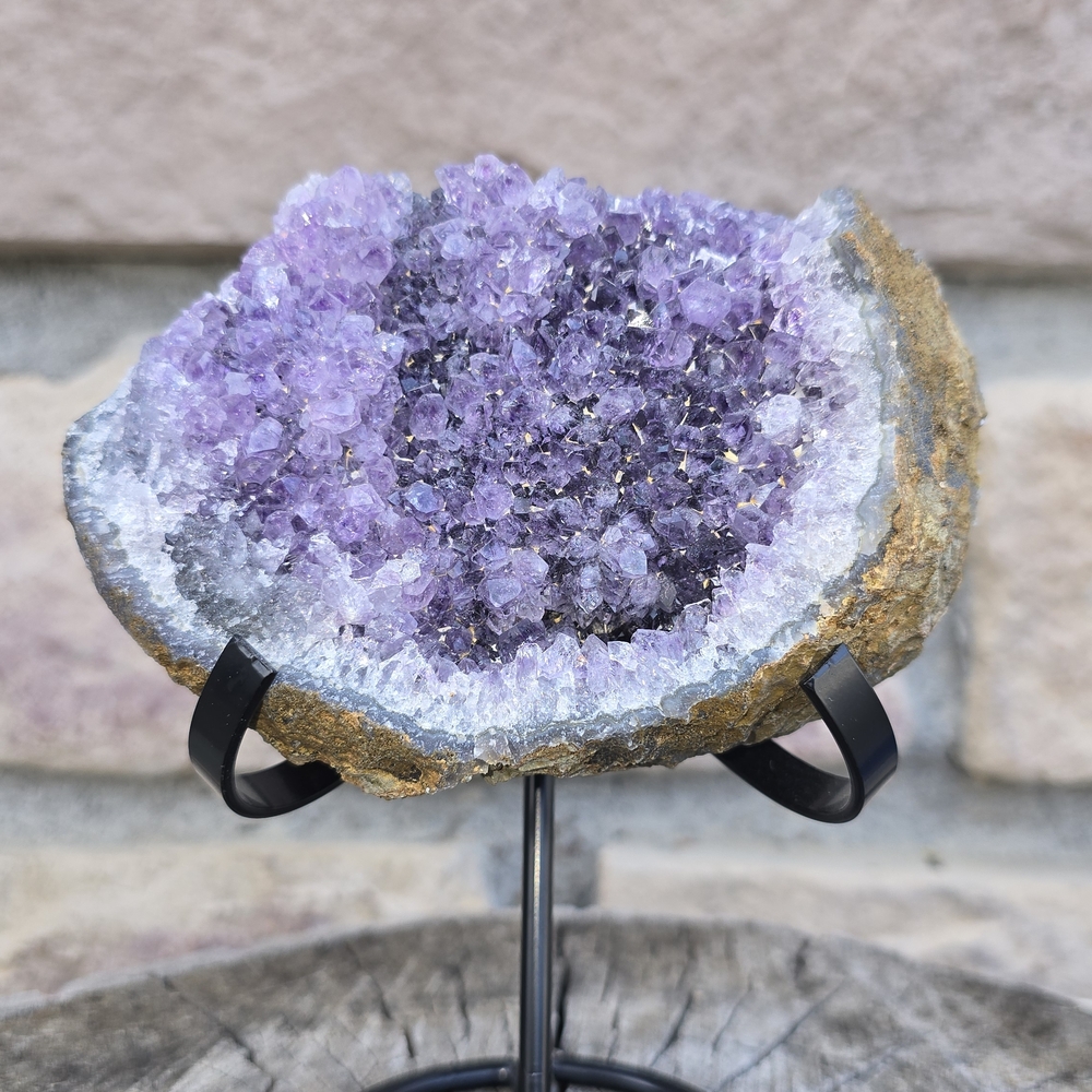 Amethyst Geode on Stand